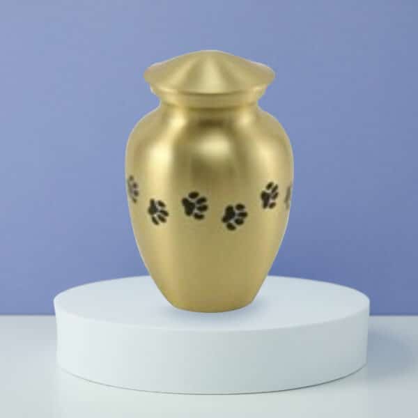 Paw Print Vase Bronze