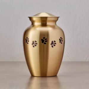 Slate Paw Vase gold